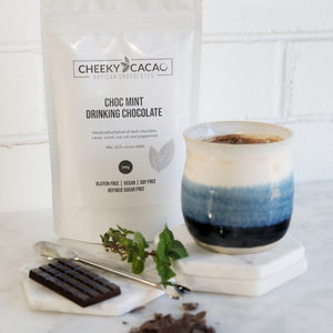 Choc Mint Drinking Chocolate - The Cheeky Project Perth